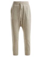 Nili Lotan High-rise Cashmere Track Pants