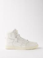 Amiri - Skel Top Leather High-top Trainers - Mens - White