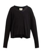 Matchesfashion.com By. Bonnie Young - V Neck Cashmere Blend Sweater - Womens - Black