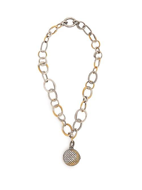 Matchesfashion.com Bottega Veneta - Locket Chain Pendant - Womens - Gold