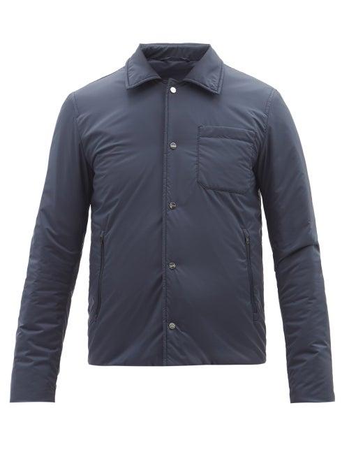 Herno - Nuage Padded Nylon Jacket - Mens - Navy