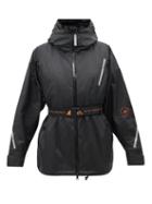 Adidas By Stella Mccartney - 2-in-1 Recycled-fibre Belted Parka Jacket - Womens - Black