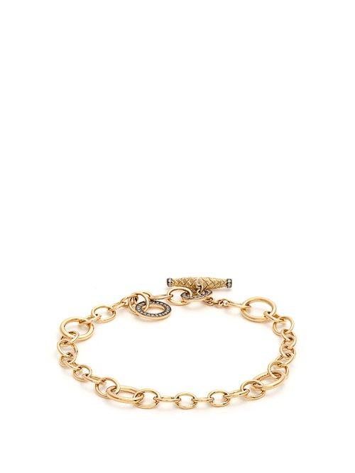 Matchesfashion.com Annoushka - X Vampire's Wife Diamond & Yellow Gold Bracelet - Womens - Yellow Gold