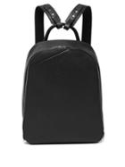 Matchesfashion.com Valextra - My Logo Grained Leather Backpack - Mens - Black