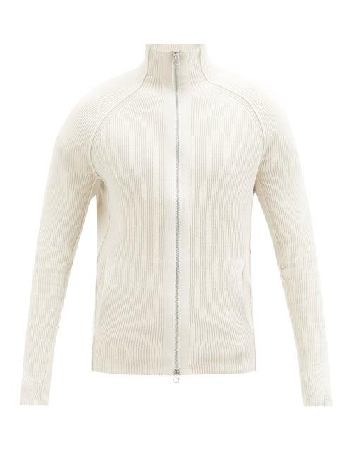 Rag & Bone - Dexter Zipped Cotton-blend Rib Sweater - Mens - White