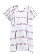 Matchesfashion.com Pippa Holt - No. 96 Embroidered Cotton Kaftan - Womens - White Multi