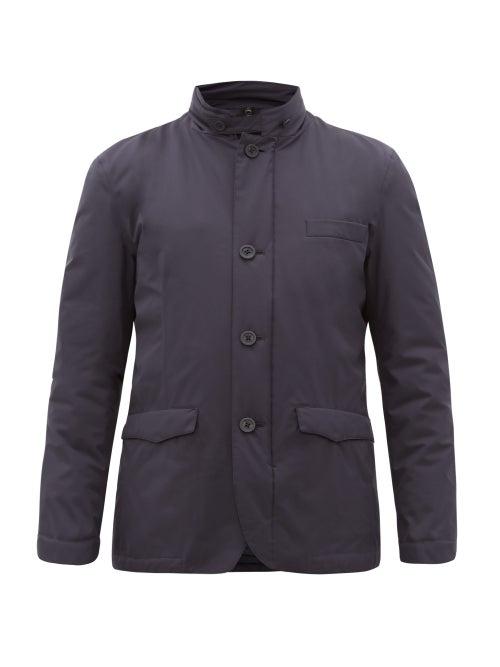 Matchesfashion.com Herno - Laminar Goretex Down Jacket - Mens - Navy