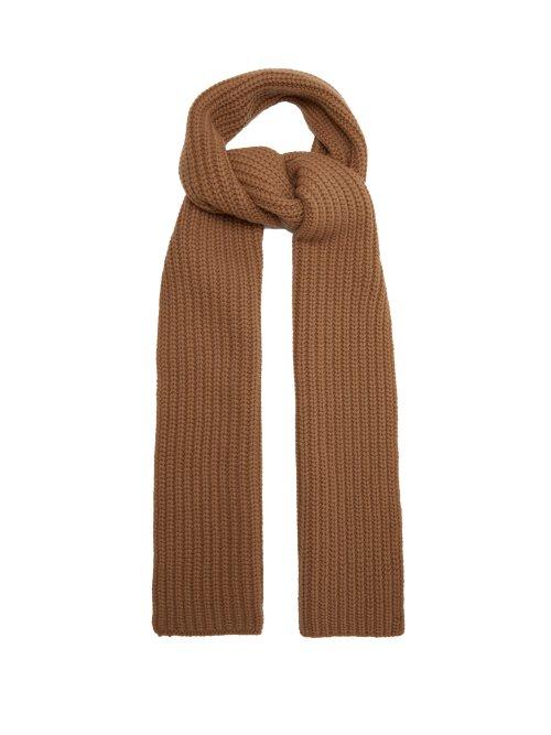 Matchesfashion.com Joseph - Heavy Weight Knit Scarf - Womens - Camel