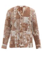 Matchesfashion.com Sfr - Gote Patchwork Knitted Cardigan - Mens - Multi