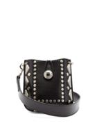 Matchesfashion.com Isabel Marant - Nasko Studded Leather Cross Body Bag - Womens - Black