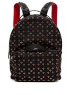 Matchesfashion.com Christian Louboutin - Backloubi Metallic Embroidered Backpack - Mens - Black Multi