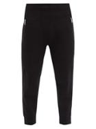 Matchesfashion.com Neil Barrett - Quilted-panel Jersey Track Pants - Mens - Black