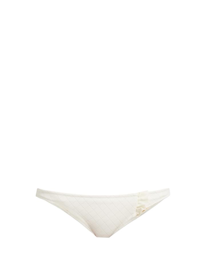 Made By Dawn Jeanie Ruffle-trimmed Bikini Briefs