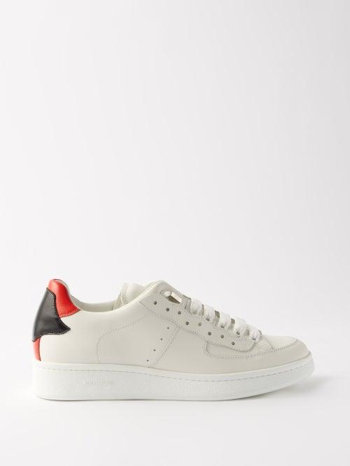 New Standard - Blend Leather Trainers - Mens - Red White