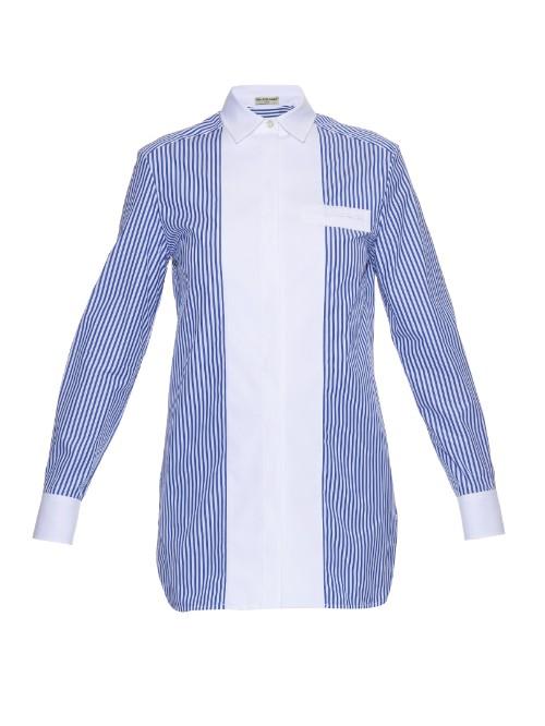 Balenciaga Banker Striped Poplin Shirt