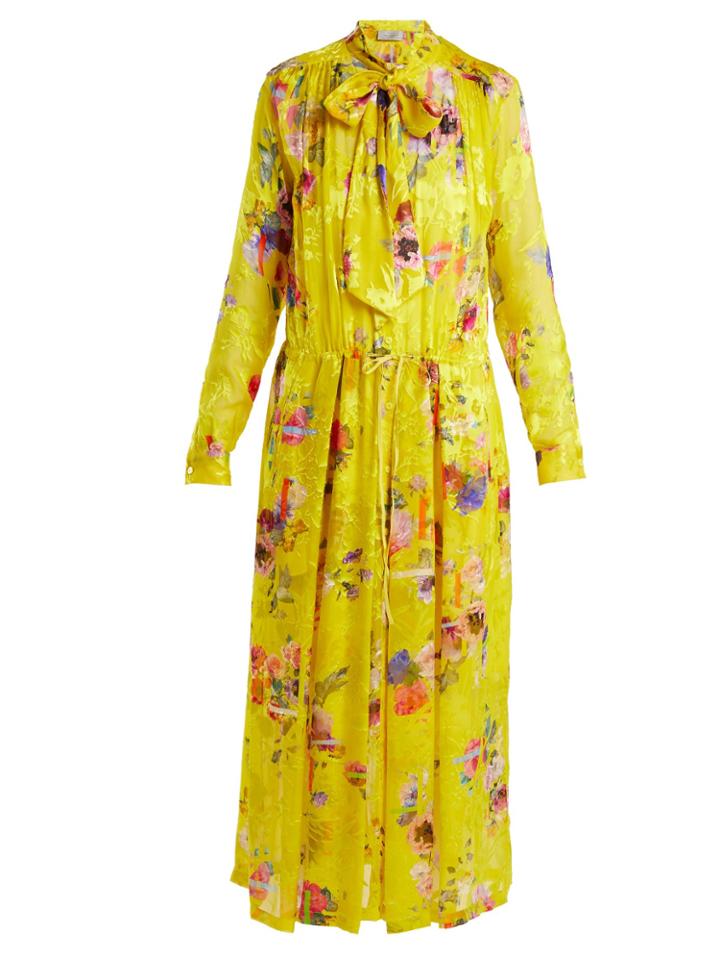 Preen By Thornton Bregazzi Lupin Chiffon Devor Dress