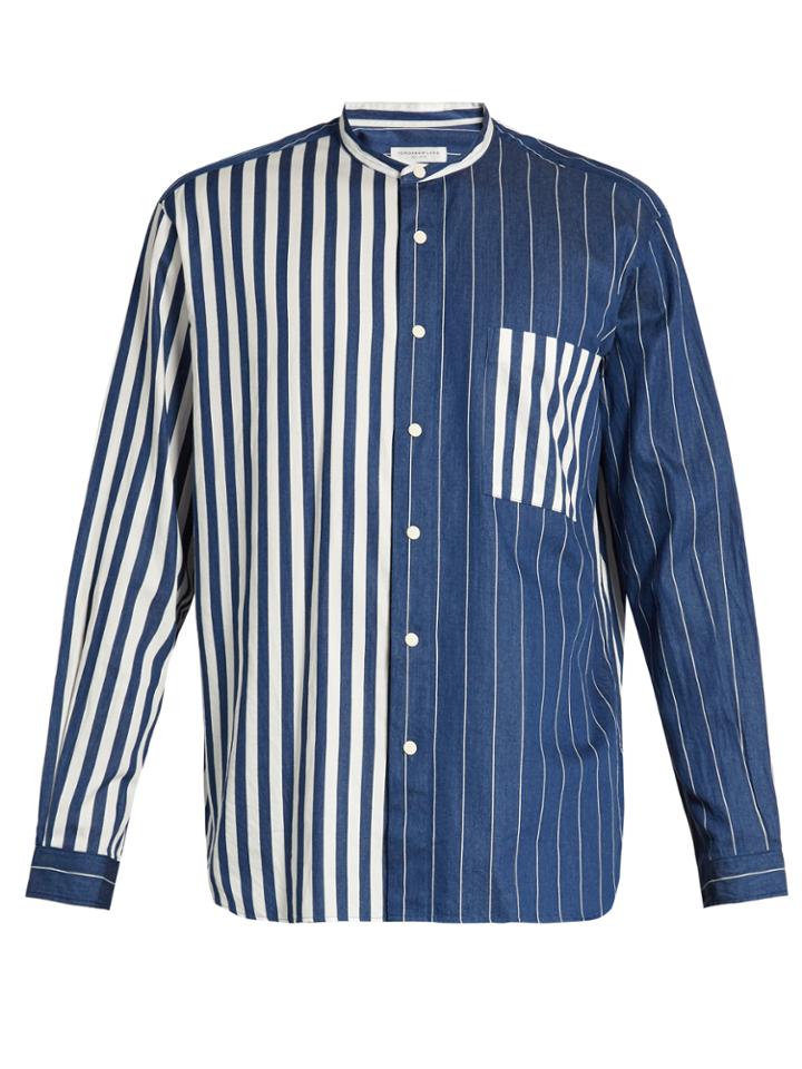 Tomorrowland Contrast-stripe Cotton-twill Shirt