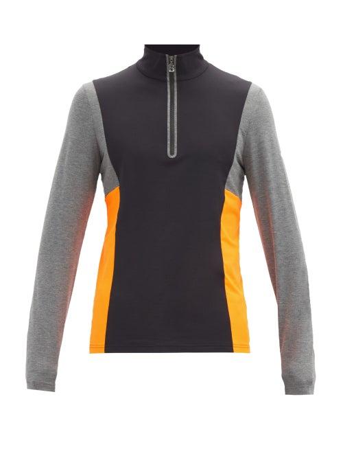 Matchesfashion.com Bogner - Camilo Panelled-jersey Sweatshirt - Mens - Black