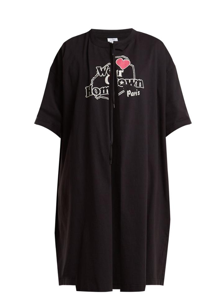 Vetements Printed T-shirt Coat