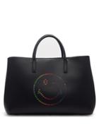 Anya Hindmarch Ebury Wink Smiley Leather Tote