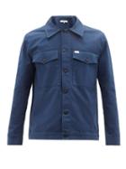 Nudie Jeans - Colin Cotton-canvas Overshirt - Mens - Blue