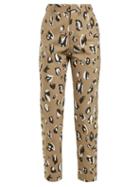 Matchesfashion.com Charles Jeffrey Loverboy - Leopard Print Straight Leg Trousers - Womens - Leopard