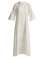 Thierry Colson Rachel Floral-print Silk Kaftan
