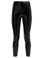 Matchesfashion.com Lisa Marie Fernandez - Karlie Pvc Leggings - Womens - Black