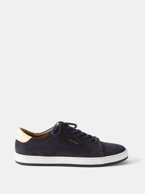 Paul Smith - Tyrone Suede Trainers - Mens - Dark Navy