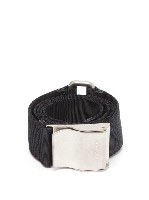 Matchesfashion.com Burberry - Nylon Webbing Belt - Mens - Black