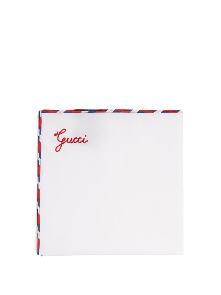 Gucci Striped-edge Cotton Pocket Square