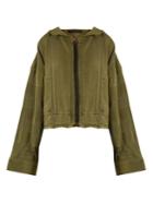 Haider Ackermann Polonium Hooded Zip-through Cotton Sweatshirt