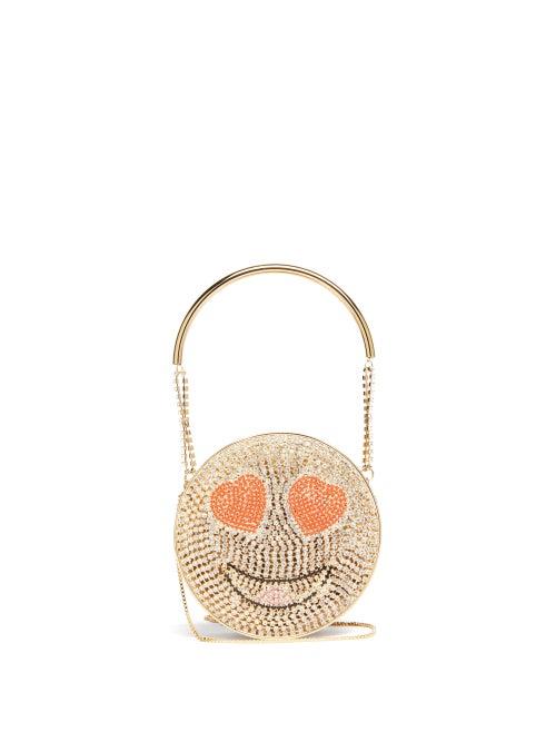 Matchesfashion.com Rosantica - Smile Crystal-embellished Cross-body Bag - Womens - Crystal