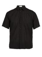 Matchesfashion.com Saint Laurent - Raw Edge Cotton Voile Shirt - Mens - Black