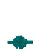 Matchesfashion.com Adriana Degreas - Le Fleur Flower Embellished Crepe Belt - Womens - Green