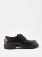 Maison Margiela - Ivy Leather Derby Shoes - Mens - Black