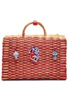 Matchesfashion.com Heimat Atlantica - Amor Large Basket Bag - Womens - Red Multi