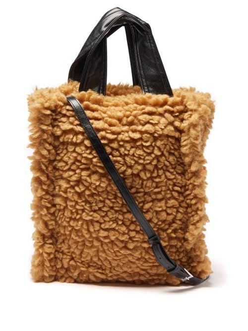 Stand Studio - Leia Faux-fur Tote Bag - Womens - Tan