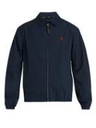 Matchesfashion.com Polo Ralph Lauren - Logo Embroidered Cotton Jacket - Mens - Blue
