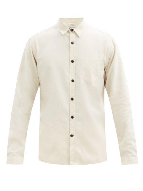 Matchesfashion.com Oliver Spencer - New York Special Cotton Shirt - Mens - Cream