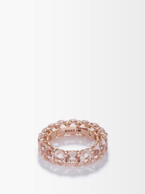 Shay - Morganite & 18kt Rose-gold Ring - Womens - Rose Gold