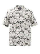 Matchesfashion.com Noon Goons - Kahana Cuban-collar Floral-print Poplin Shirt - Mens - White Multi