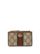 Gucci - Ophidia Gg Supreme Canvas Cardholder - Womens - Beige Multi