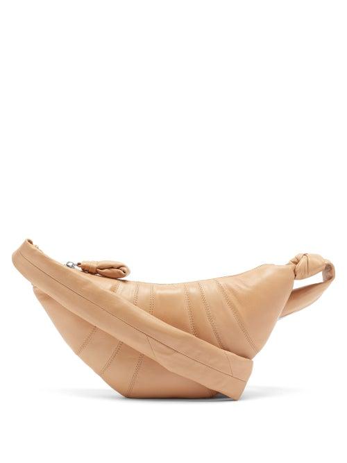 Matchesfashion.com Lemaire - Croissant Small Leather Belt Bag - Womens - Beige