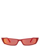 Matchesfashion.com Acne Studios - Agar Square Frame Acetate Sunglasses - Mens - Red
