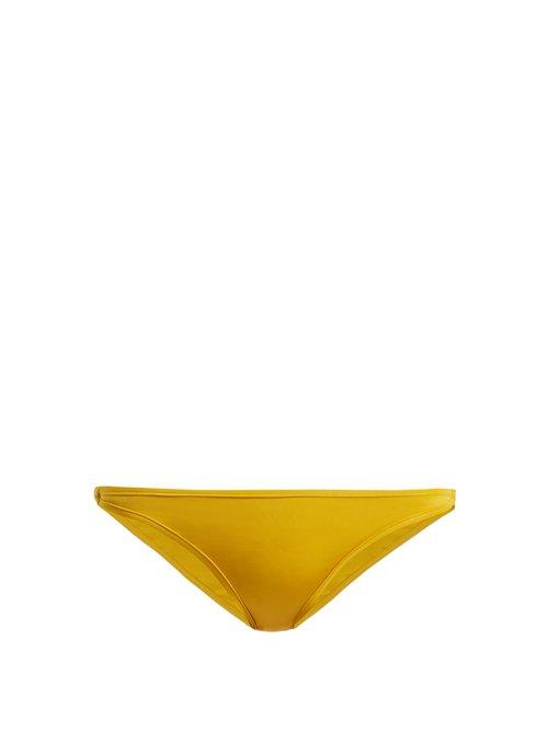 Matchesfashion.com Bower - Tangiers Bikini Briefs - Womens - Yellow