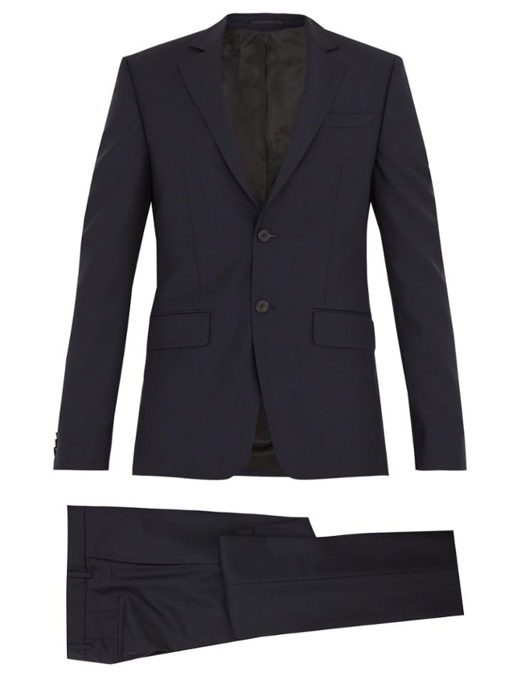 Givenchy Single-breasted Wool And Mohair-blend Suit