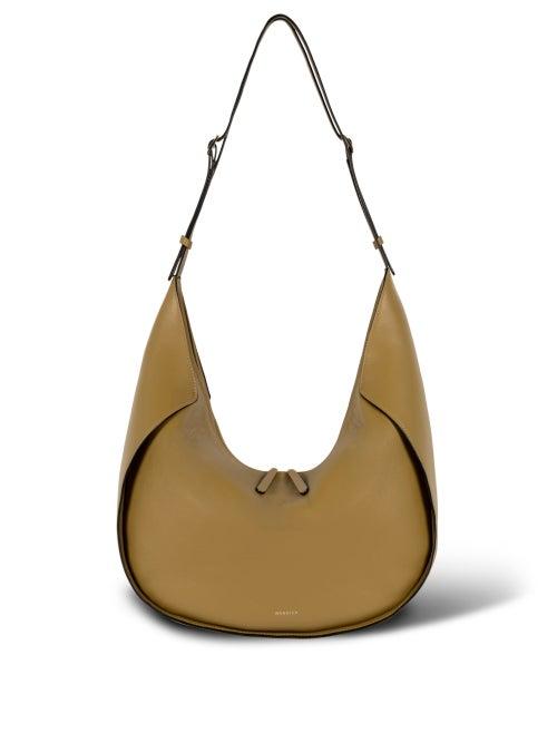 Wandler - Lois Medium Leather Shoulder Bag - Womens - Light Tan