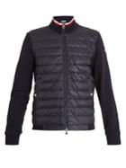 Moncler Quilted Down And Cotton-jersey Jacket