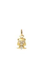 Matchesfashion.com Jade Trau - Gemini Diamond & 18kt Gold Zodiac Charm - Womens - Yellow Gold